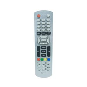 7SEVEN Silver Dish TV Remote Control Compatible with All Dish TV SD/HD DTH with Recording Set Top Box