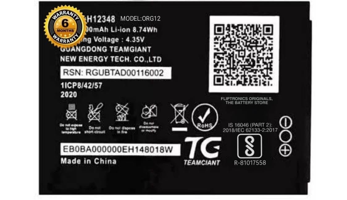 Original BLP721 Battery for Realme C2 / RMX1941 C2 2020/ C2s /Battery with 6 Month Warranty **** (B007) - Image 24