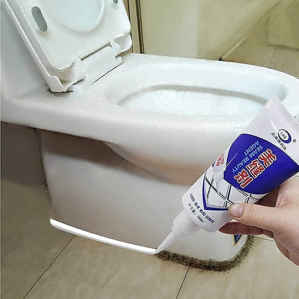 Waterproof Tile Gap/Crack/Grout Filler Water Resistant Silicone Sealant for DIY Home Sink Gaps Repair Tube (180 Ml White) - Image 5