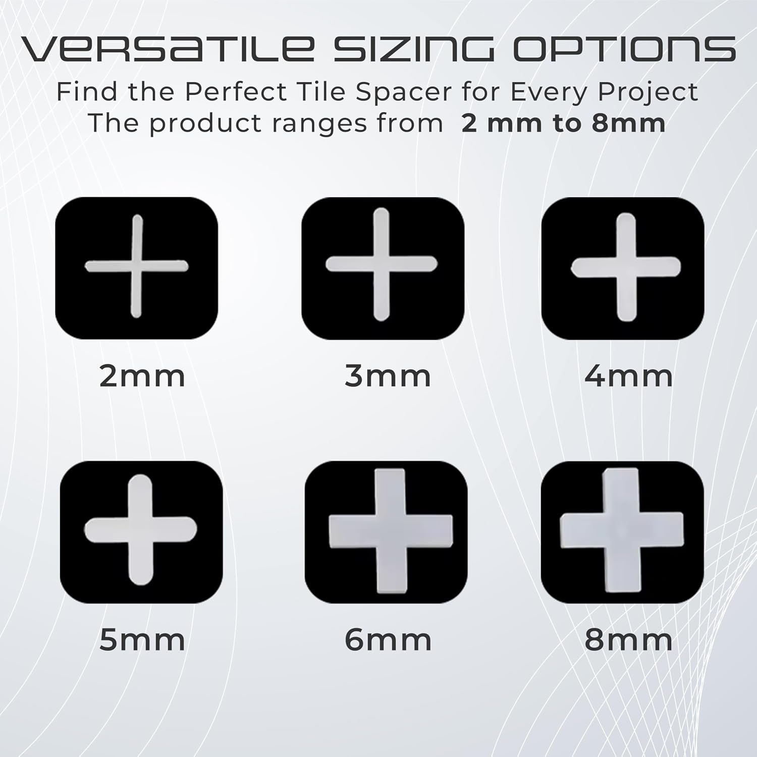 Robustt Tile Spacers Set - 1000 Pieces (2 mm) for Precision Tile Alignment, Even Spacing, and Seamless Grout Lines � Convienent - Reusable and Easy to use | Professional and DIY Tiling Projects - Image 5